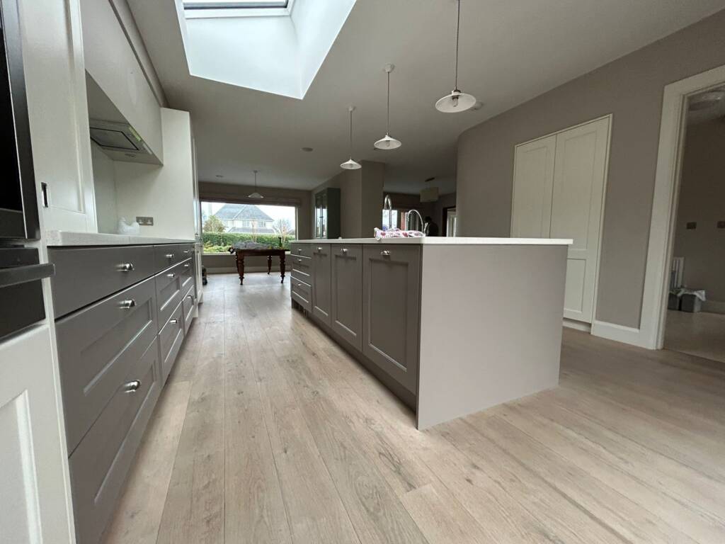 Kitchen after spraying in Galway